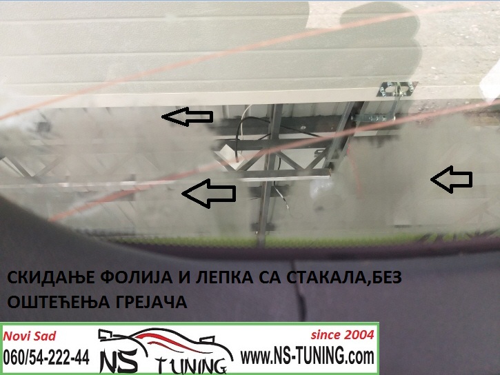 za tehnicki pregled skidanje folija i lepka sa auto stakla novi sad tuning